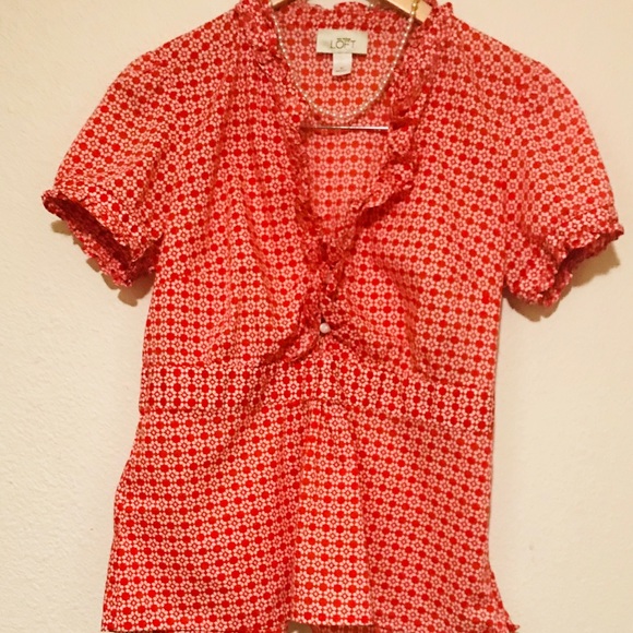 LOFT Tops - CUTE LOFT BLOUSE 🍊